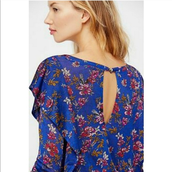 Free People Stretchy Ruffled Top - Picture 2 of 8